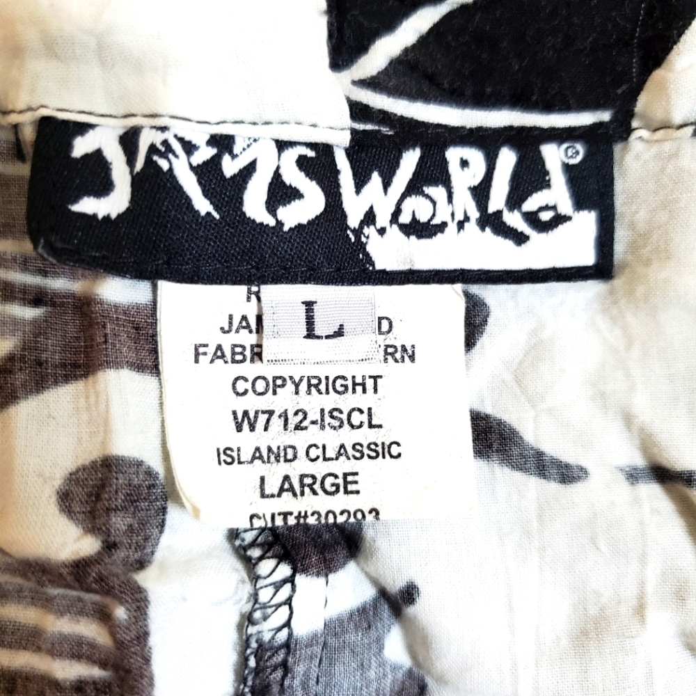 Jam's World Hawaiian Botanical Floral Island Classic Crop Pants - Picture 11 of 13